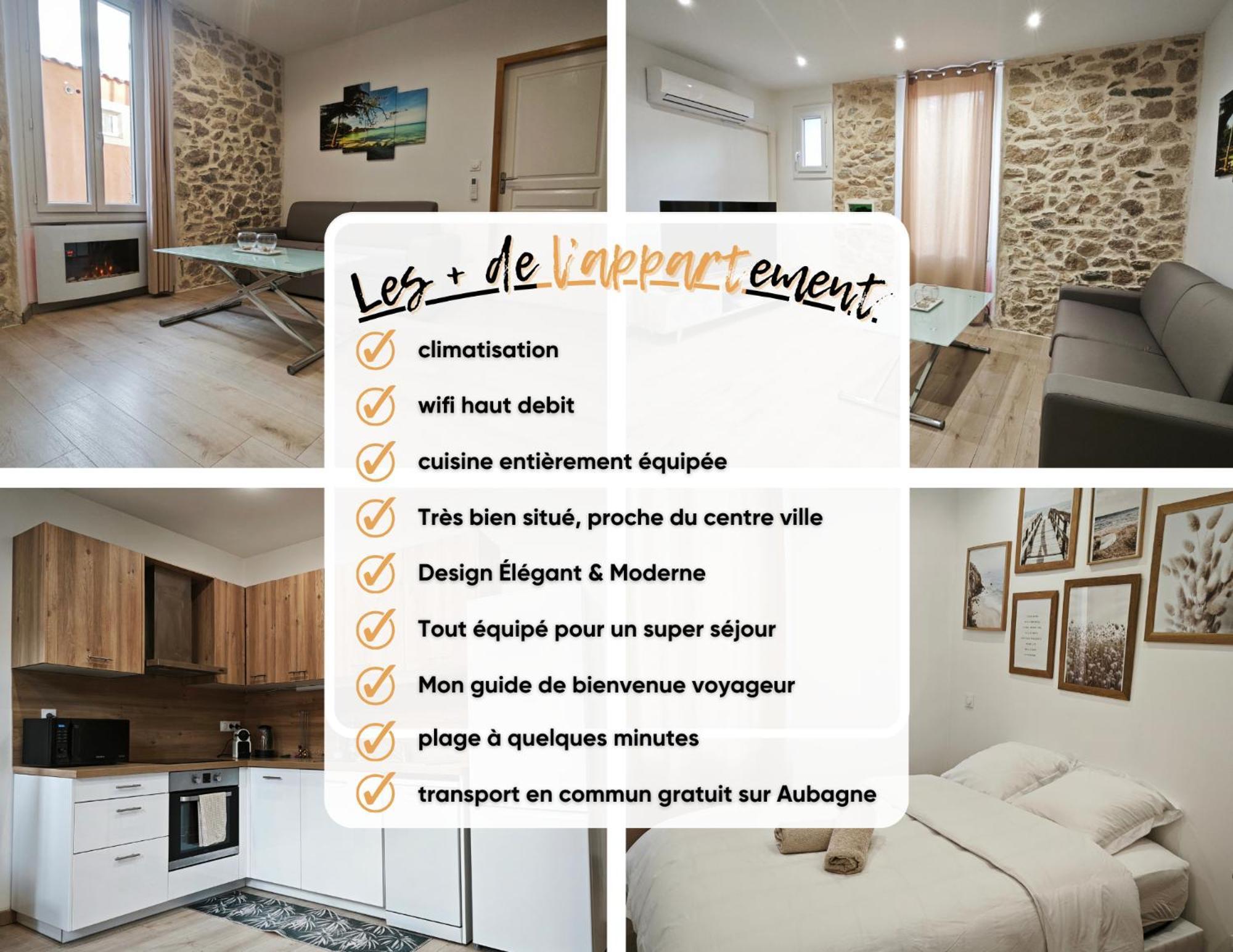 Appartement Tout Confort A 2 Pas Du Centre Ville Aubagne Buitenkant foto